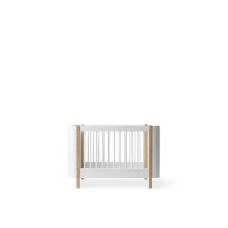 Cuna convertible en cama Wood Mini+ White/Oak Cuna convertible en cama Wood Mini+ White/Oak