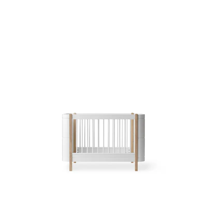 Cuna convertible en cama Wood Mini+ White/Oak Cuna convertible en cama Wood Mini+ White/Oak