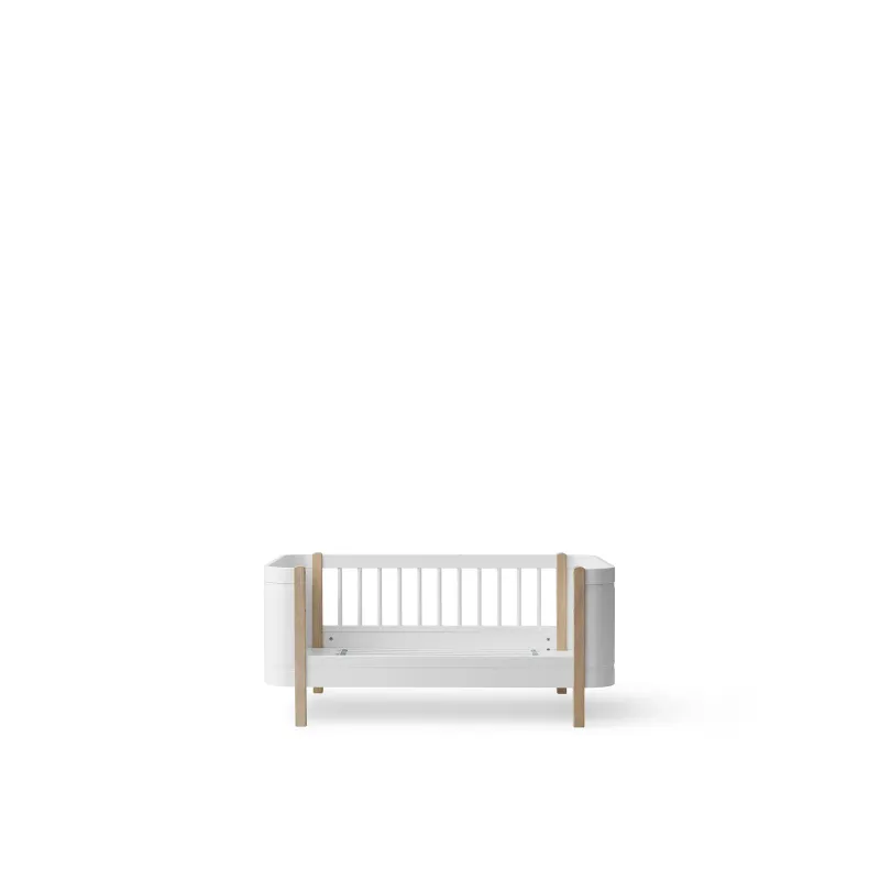 Cuna convertible en cama Wood Mini+ White/Oak Cuna convertible en cama Wood Mini+ White/Oak