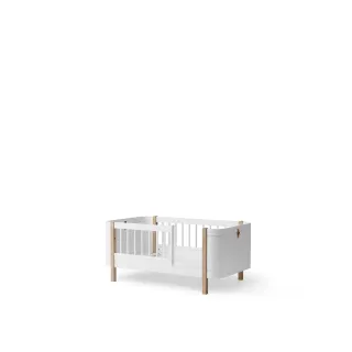 Cuna convertible en cama Wood Mini+ White/Oak Cuna convertible en cama Wood Mini+ White/Oak