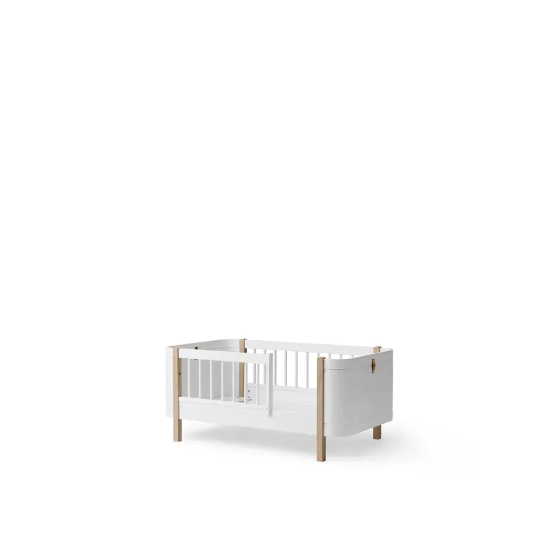 Cuna convertible en cama Wood Mini+ White/Oak Cuna convertible en cama Wood Mini+ White/Oak