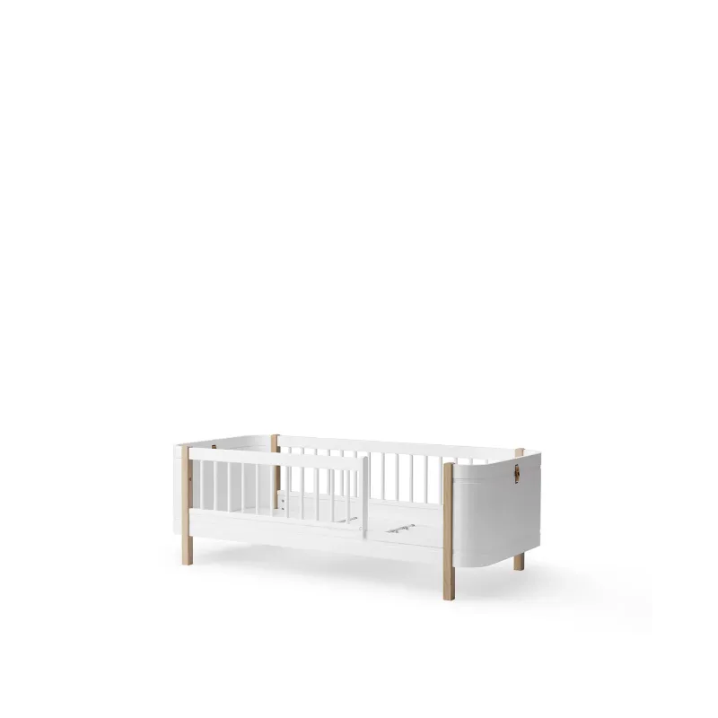 Cuna convertible en cama Wood Mini+ White/Oak Cuna convertible en cama Wood Mini+ White/Oak