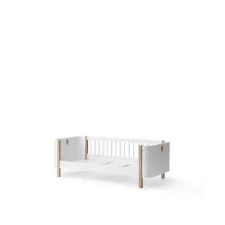 Cuna convertible en cama Wood Mini+ White/Oak Cuna convertible en cama Wood Mini+ White/Oak