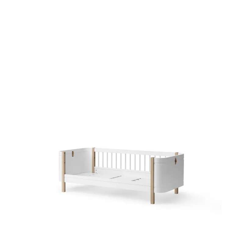 Cuna convertible en cama Wood Mini+ White/Oak Cuna convertible en cama Wood Mini+ White/Oak