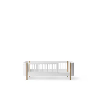 Cuna convertible en cama Wood Mini+ White/Oak Cuna convertible en cama Wood Mini+ White/Oak