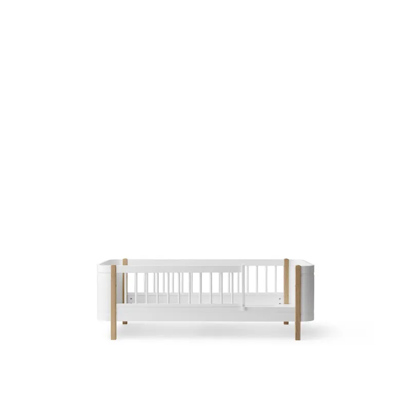 Cuna convertible en cama Wood Mini+ White/Oak Cuna convertible en cama Wood Mini+ White/Oak