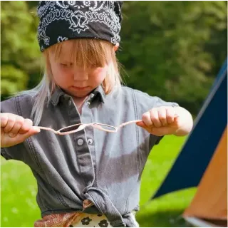 Gafas de sol irrompibles ki Et La Wazz Apricot