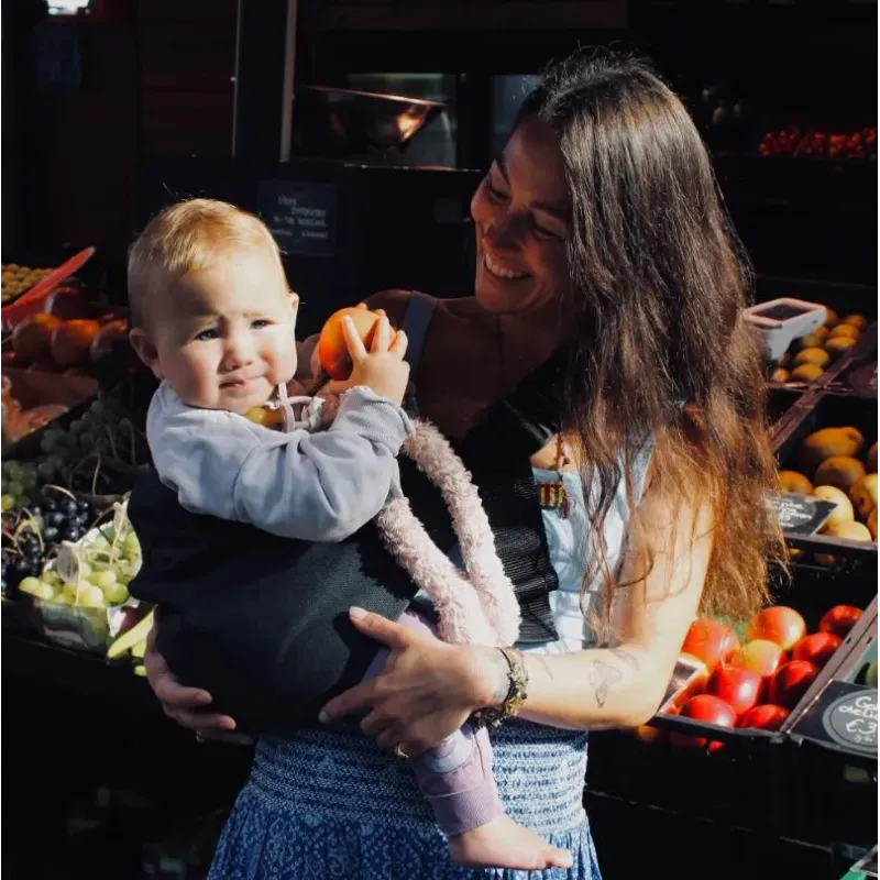 Portabebé Bandolera Wildride Charcoal