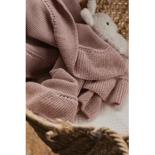 Toquilla Perlé Volante Rosa Viejo 123