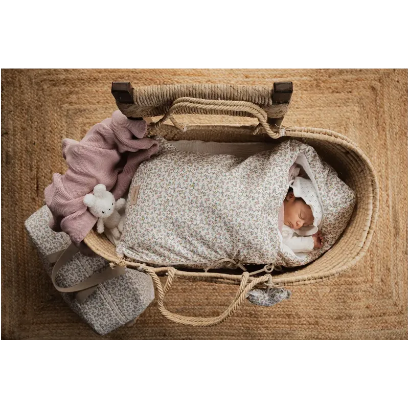 Toquilla Perlé Volante Rosa Viejo