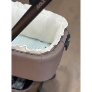 Funda para capazo Joolz Aer+ Volante Bambula Crema