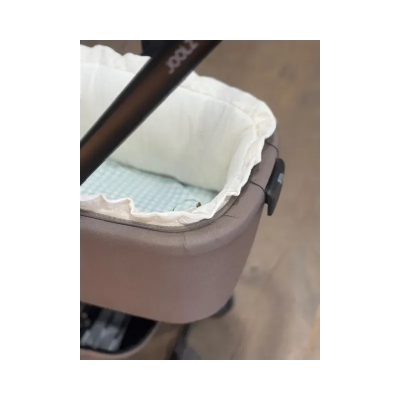 Funda para capazo Joolz Aer+ Volante Bambula Crema