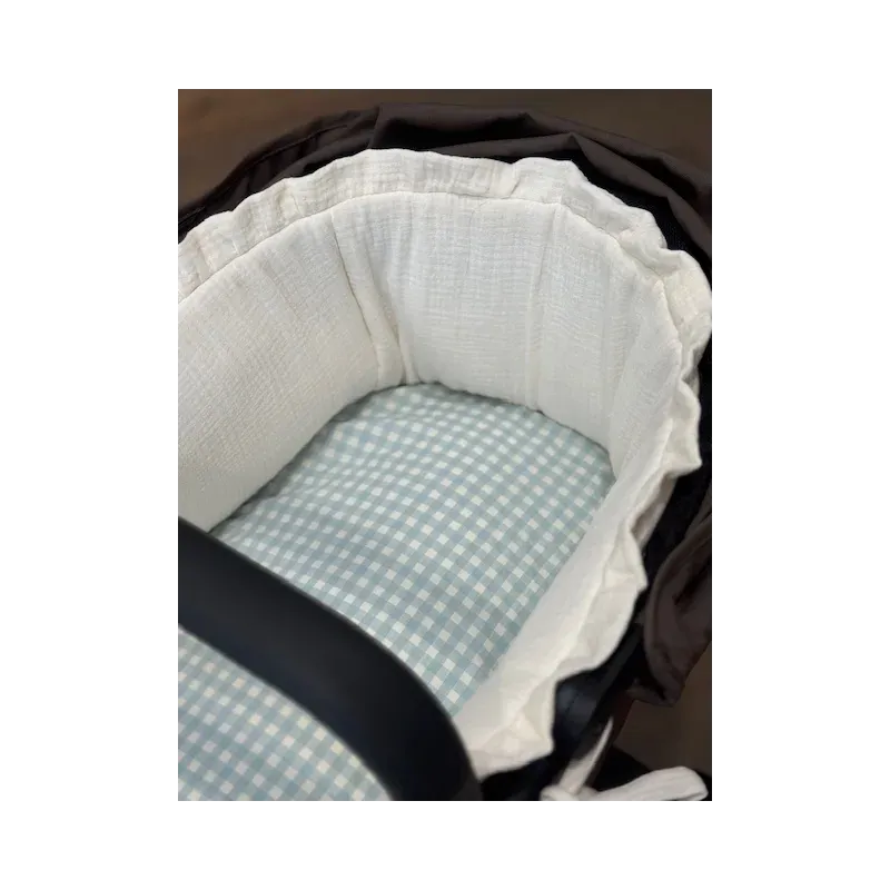 Funda para capazo Joolz Aer+ Volante Bambula Crema