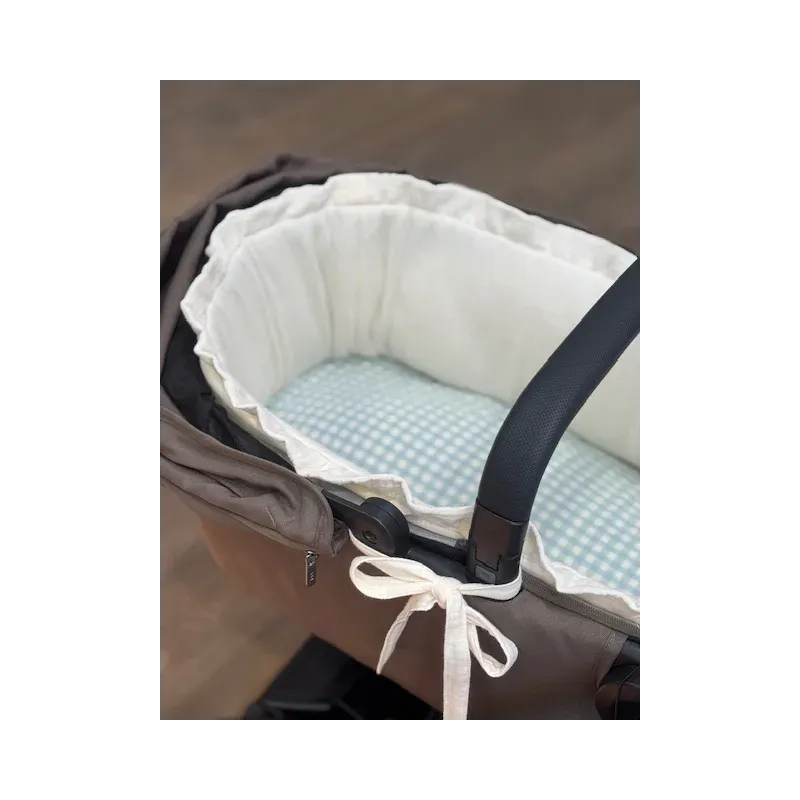 Funda para capazo Joolz Aer+ Volante Bambula Crema