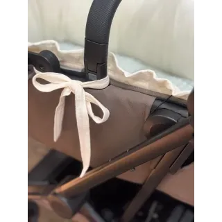 Funda para capazo Joolz Aer+ Volante Bambula Crema