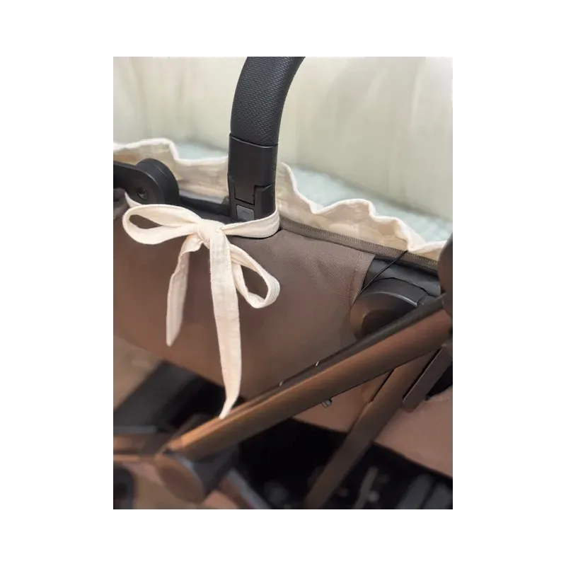 Funda para capazo Joolz Aer+ Volante Bambula Crema