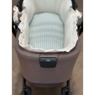 Funda para capazo Joolz Aer+ Volante Bambula Crema