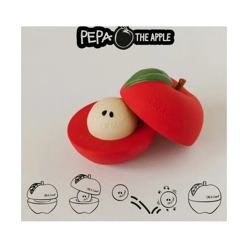 Juguete apilable y pelota sonajero Pepa The Apple