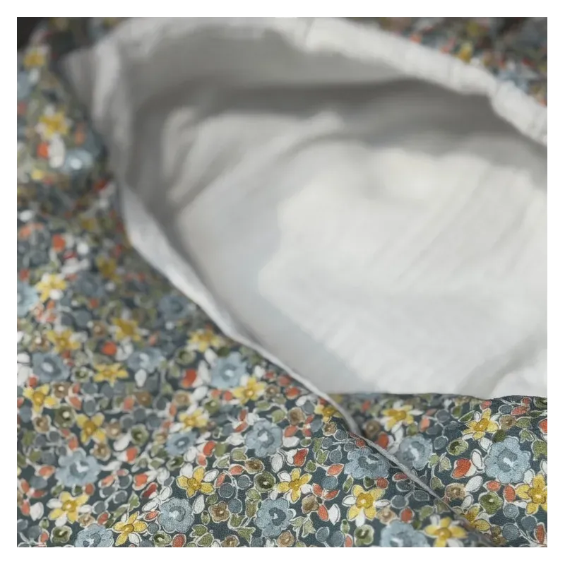 Saco capazo capucha Blauet bambula