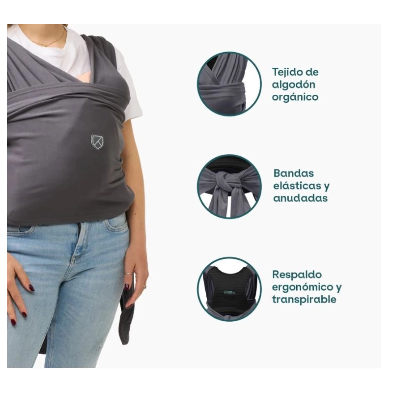 Fular portabebé Koala Cuddle Band 2 Dark Grey Fular portabebé Koala Cuddle Band 2 Dark Grey