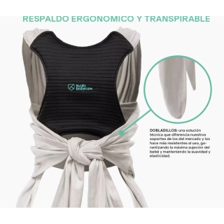 Fular portabebé Koala Cuddle Band 2 Light Grey