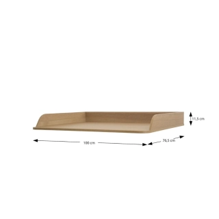 Bandeja cambiador para cómoda Nature Roble We Are Bitte | Pinpi Bandeja cambiador para cómoda Nature Roble We Are Bitte | Pinpi