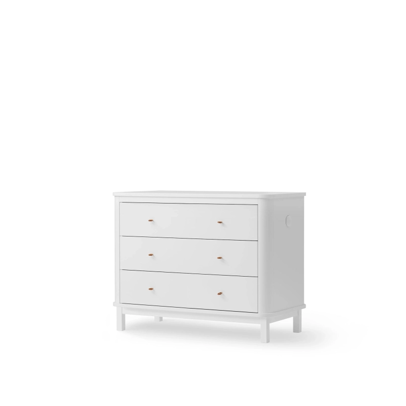 Cómoda Wood 3 cajones White Cómoda Wood 3 cajones White