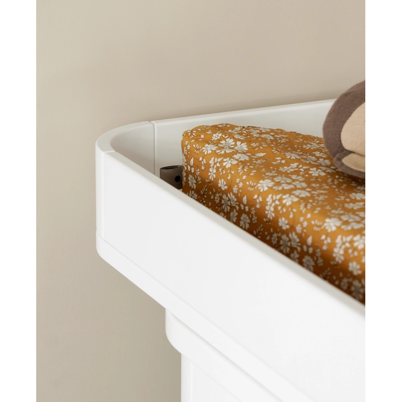 Cómoda cambiador Wood 3 cajones White/Oak Cómoda cambiador Wood 3 cajones White/Oak