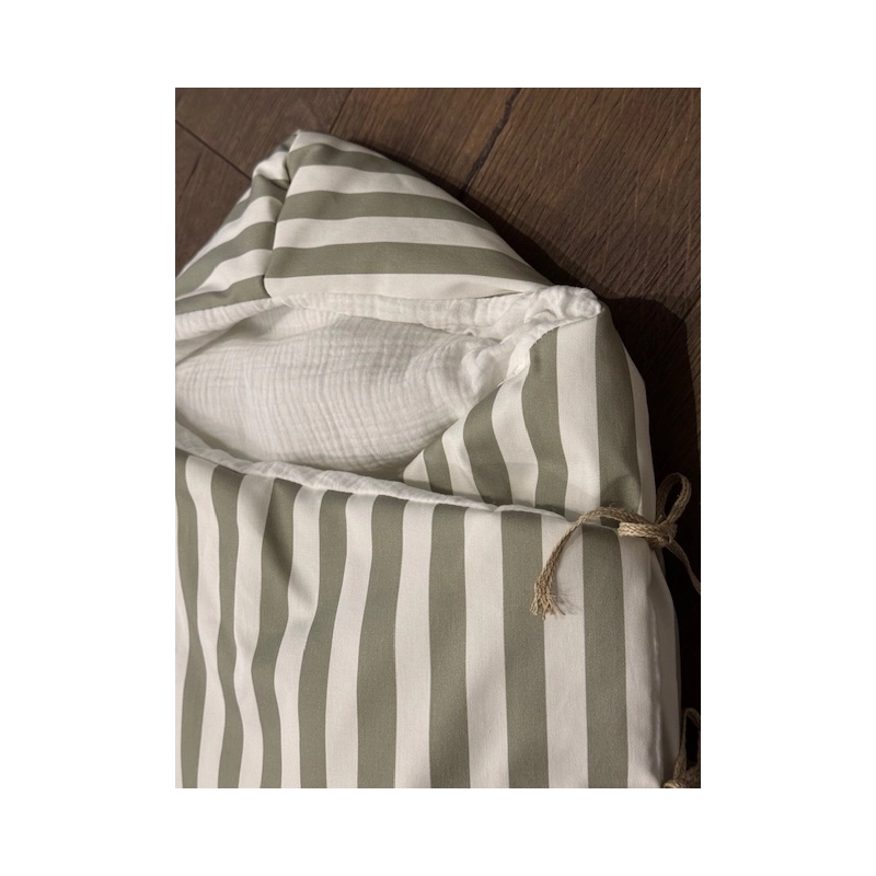 Saco capazo con capucha Giorgia Verde bambula