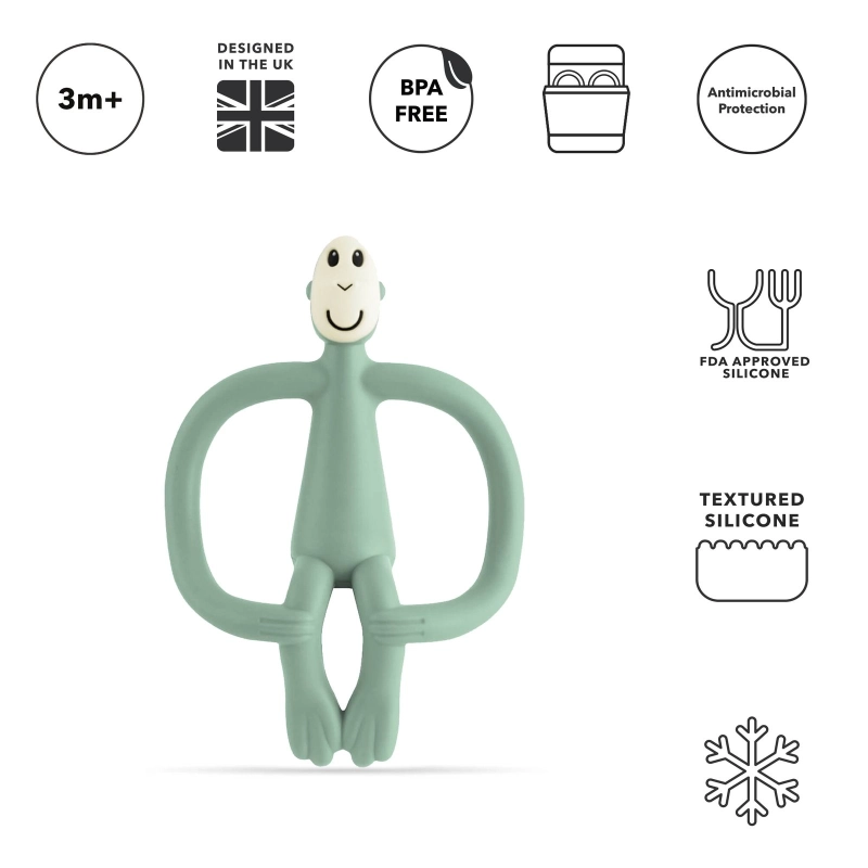 Mordedor Matchstick Monkey Light Verde Menta Mordedor Matchstick Monkey Light Verde Menta