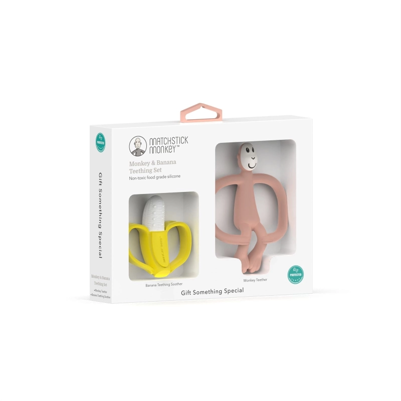 Set de regalo banana & Monkey Dusty Pink Set de regalo banana & Monkey Dusty Pink