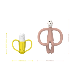 Set de regalo banana & Monkey Dusty Pink Set de regalo banana & Monkey Dusty Pink