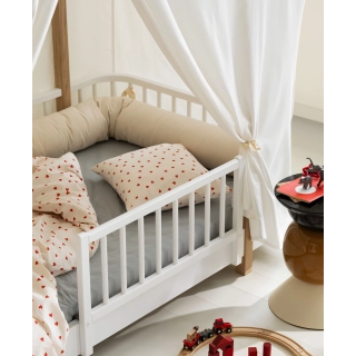 Cama de suelo Wood Original white/Oak Cama de suelo Wood Original white/Oak