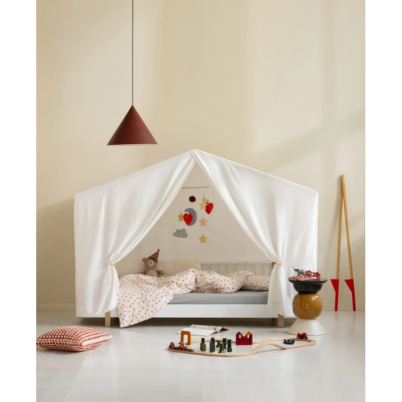 Cama casa de suelo Wood Original White/Oak Cama casa de suelo Wood Original White/Oak