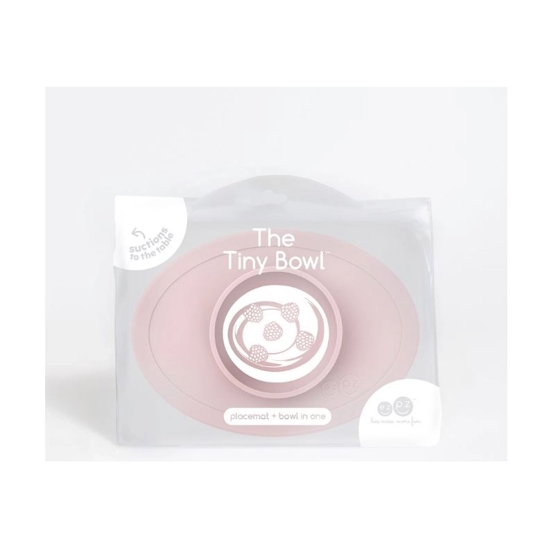 Bol de silicona aprendizaje para bebés Tiny Bowl EZPZ Rosa (+4 meses)