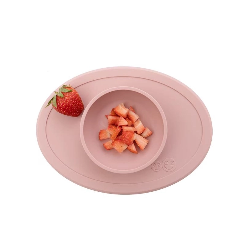 Bol de silicona aprendizaje para bebés Tiny Bowl EZPZ Rosa (+4 meses)