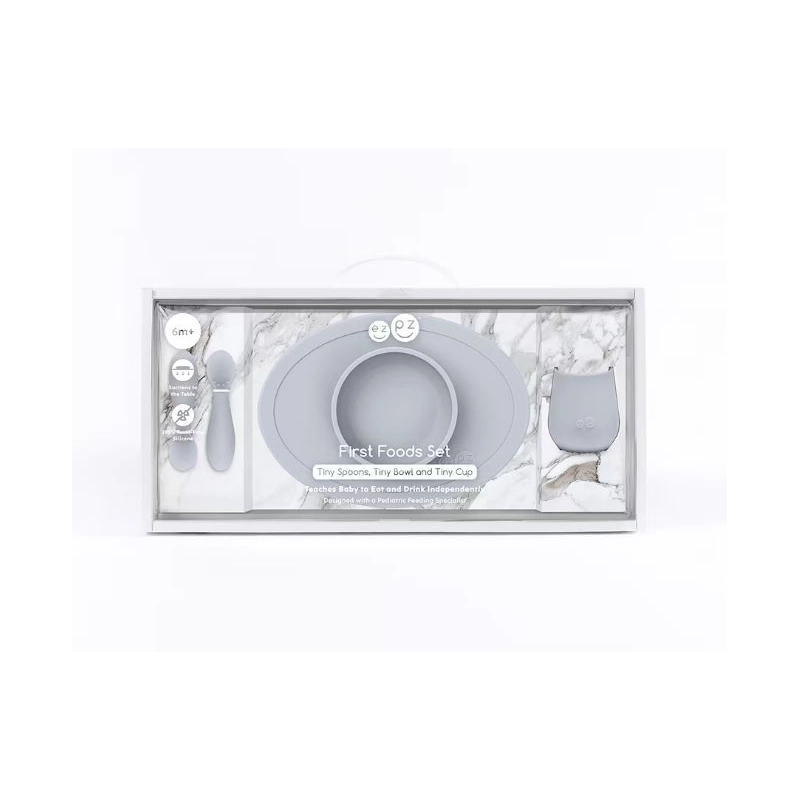 Set primeros alimentos EZPZ GRIS (+6 meses) Set primeros alimentos EZPZ GRIS (+6 meses)