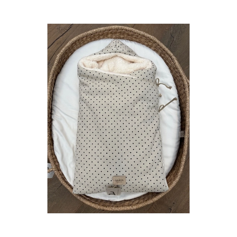 Saco para capazo capucha Olivia interior borreguito Saco para capazo capucha Olivia interior borreguito