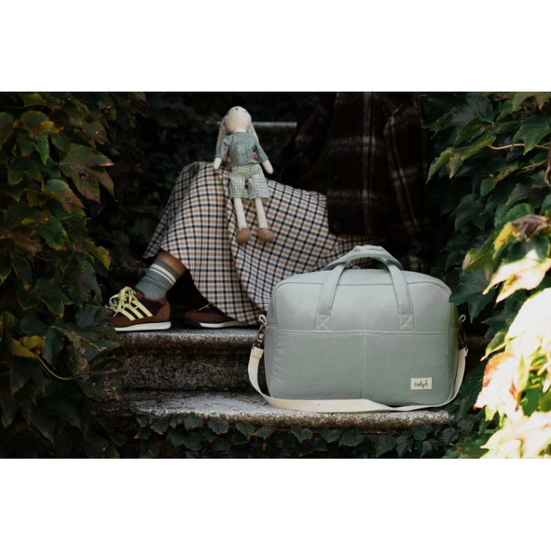 Canastilla Crepe Menta Canastilla Crepe Menta