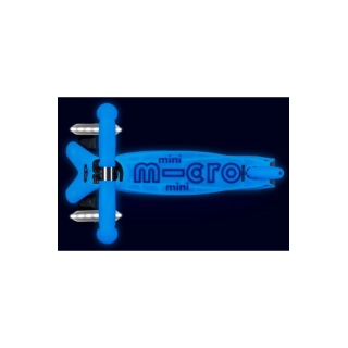 Patinete Mini-Micro DELUXE LED Glow Azul Artico Patinete Mini-Micro DELUXE LED Glow Azul Artico