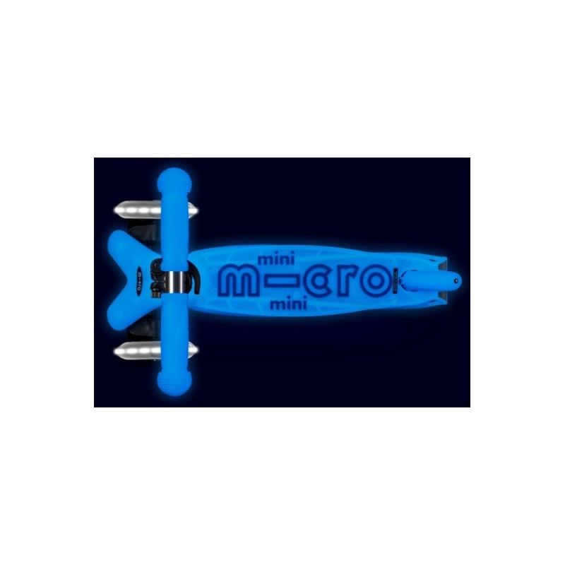 Patinete Mini-Micro DELUXE LED Glow Azul Artico Patinete Mini-Micro DELUXE LED Glow Azul Artico