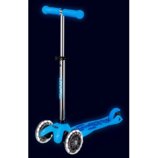 Patinete Mini-Micro DELUXE LED Glow Azul Artico 123