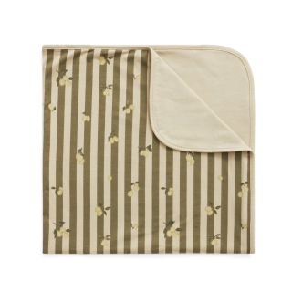 Mantita de algodón jersey Plum Stripes 123