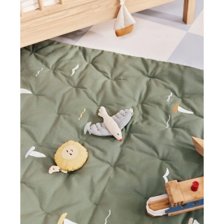 Colchón de juego bordado Sailboats | Pinpi Colchón de juego bordado Sailboats | Pinpi