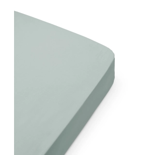 Sábana bajera para cama junior Wood Mini+ menta | Pinpi 123