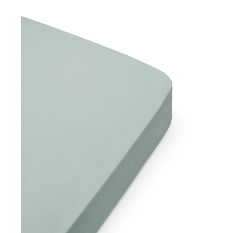Sábana bajera para cama junior Wood Mini+ menta | Pinpi