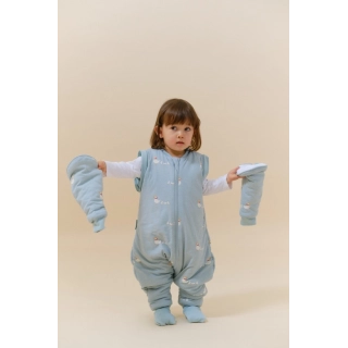 Saco de dormir invierno con mangas y calcetines Family Duck 123