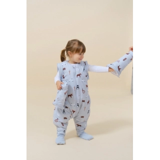Saco de dormir invierno con mangas y calcetines Winter Animals 123