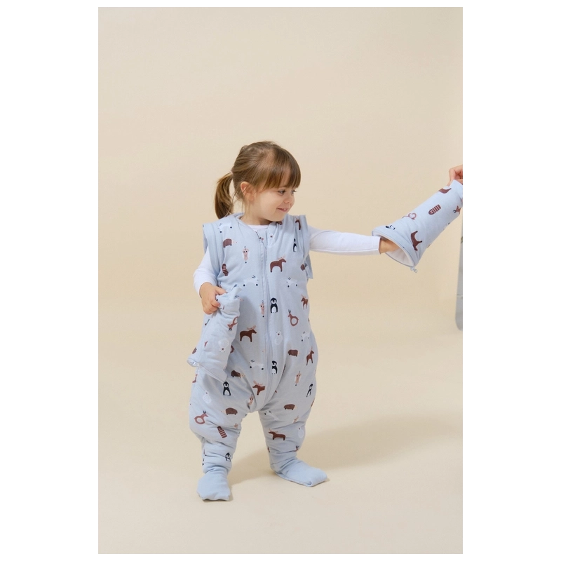 Saco de dormir invierno con mangas y calcetines Winter Animals