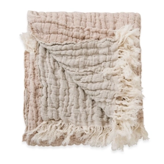 Mantita de lino y algodón Mellow Tawny Garbo&Friends | Pinpi 123